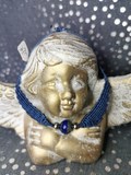 Bracelet tissé ange lapis lazuli